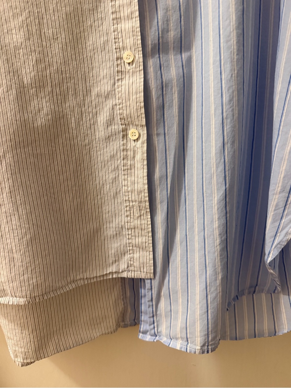 FRAME Le Mix Oversized Cotton Shirt - Picture 10 of 15